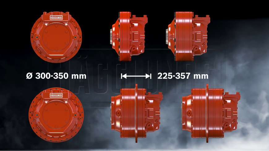 Bosch Rexroth präsentiert schnellen leistungsstarken Hydraulikmotor Hägglunds Atom